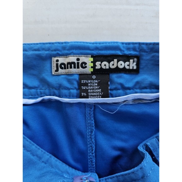 Jamie Sadock Womens Golf Skort Size 0 Fiji Blue Zip Pockets Built In Shortees - Picture 5 of 9